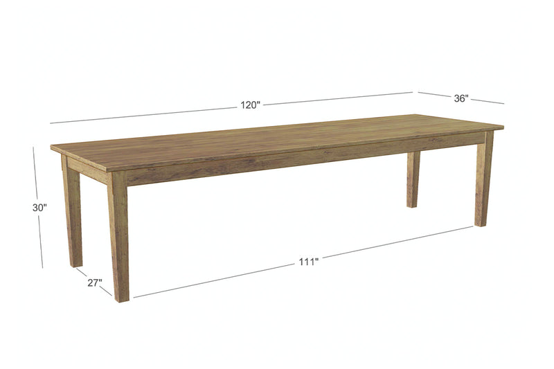 Provence Farm Table, Saddle