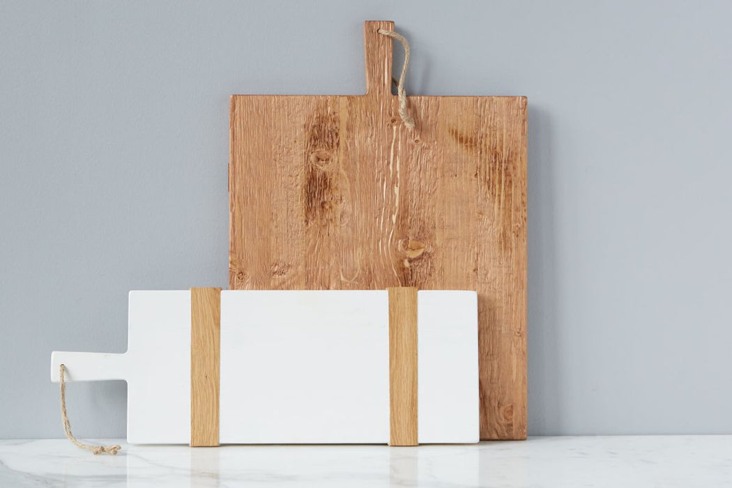White Cottage Co. Cutting Board, Rectangle Wood Cutting Board
