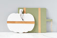 etúHOME White Mod Pumpkin Charcuterie Board, Small-5