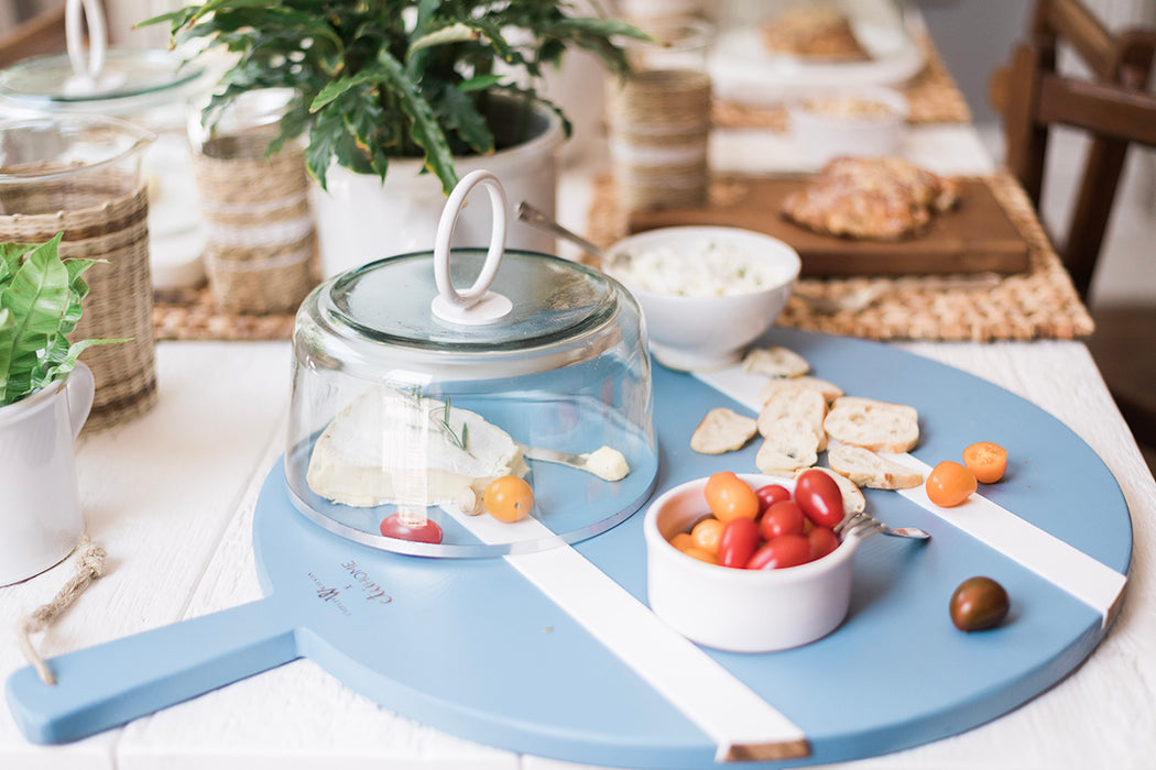 Europe2You Caitlin Wilson French Blue Round Mod Charcuterie Board
