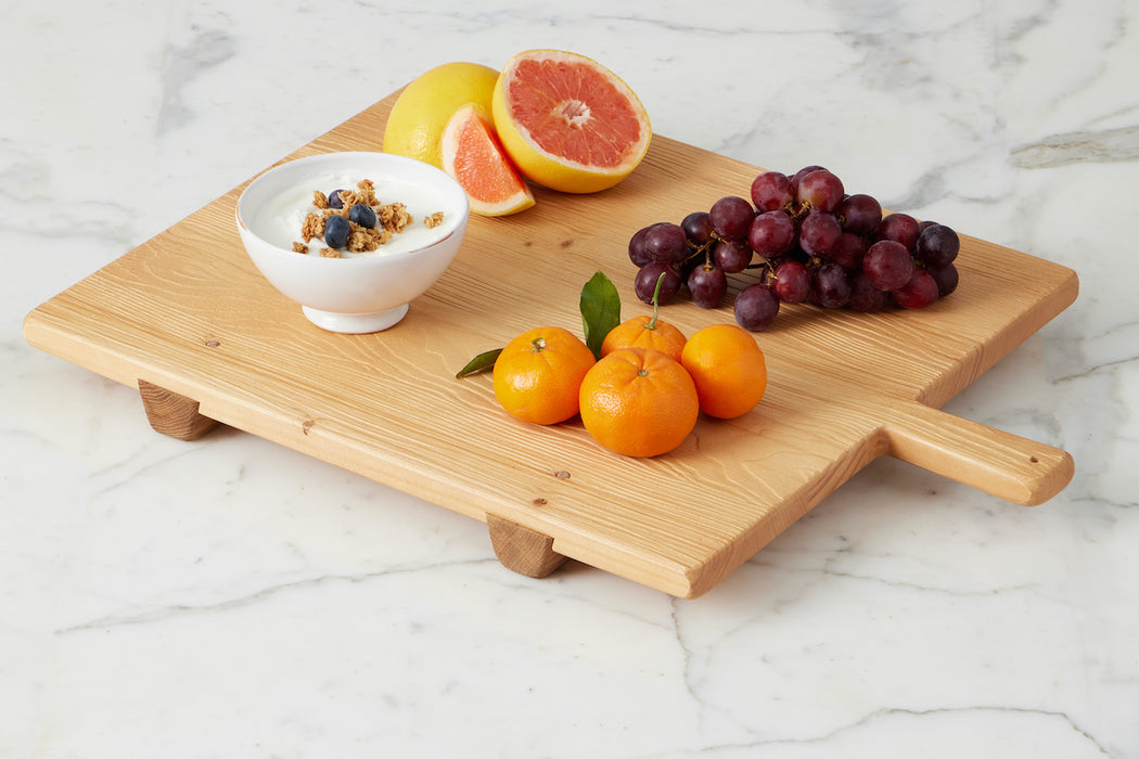 Natural Rectangle Elevated Charcuterie Board, Medium