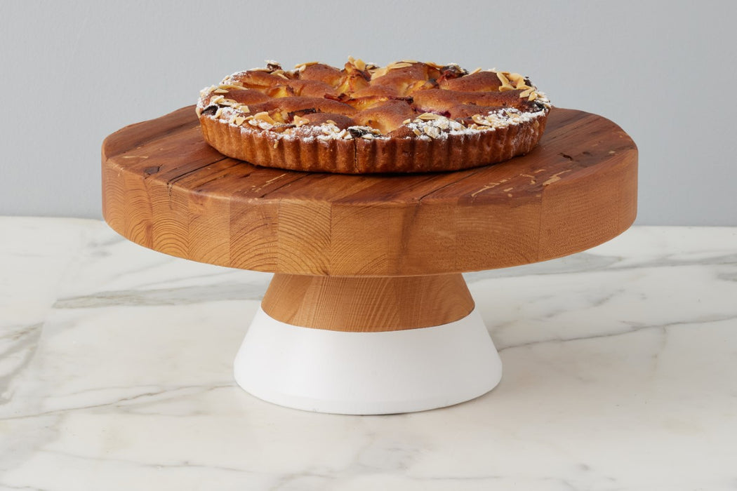 MacKenzie-Childs | Courtly Check Fluted Cake Stand