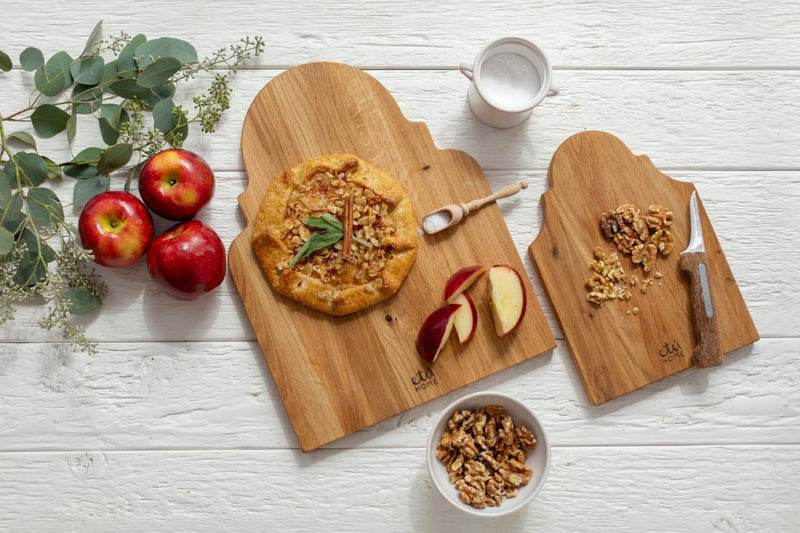 Parisian Salt & Sugar Spoon Set, Beechwood