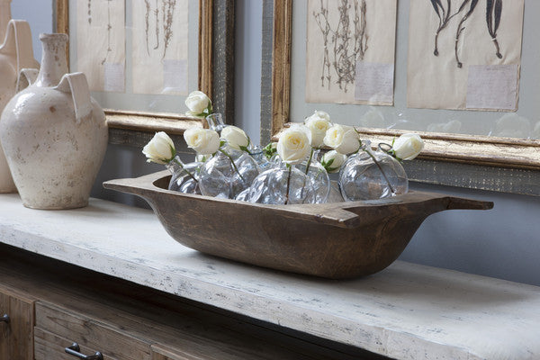 Antique Oval Dough Bowl, Large