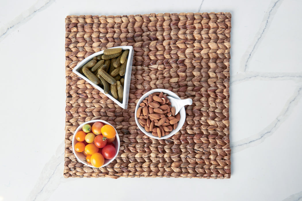 Water Hyacinth Placemat, Square