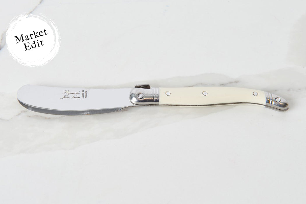 Laguiole Mini Ivory Cheese Spreader