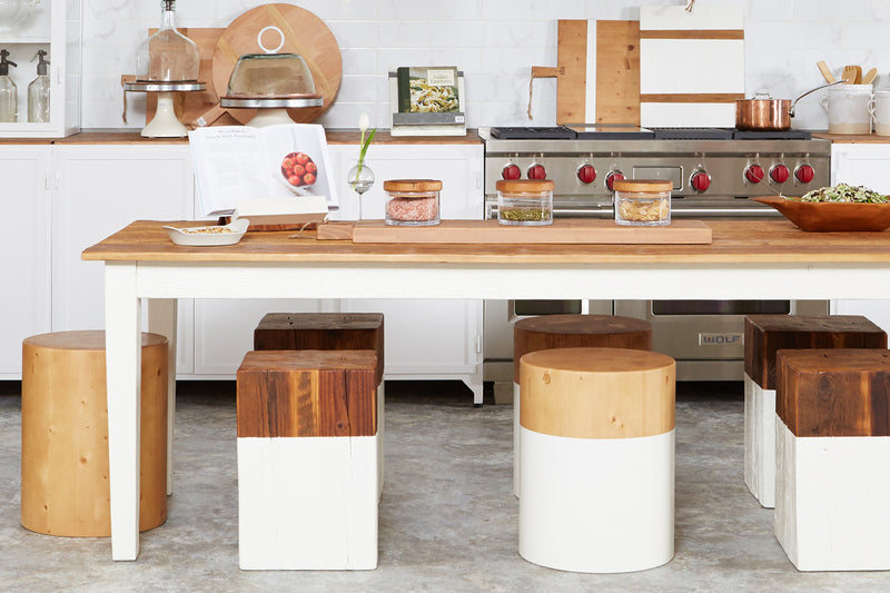 Provence Farm Table, Natural/White